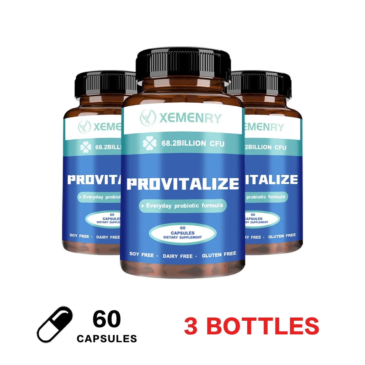 Provitalize - Probiotics for Women, Good for Digestive Health, Stomach Digestion, Relieve Flatulence and Constipation